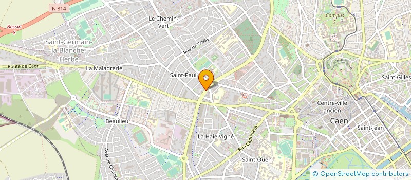 localisation de l'entreprise ONEBUSINESS ASSUR à CAEN