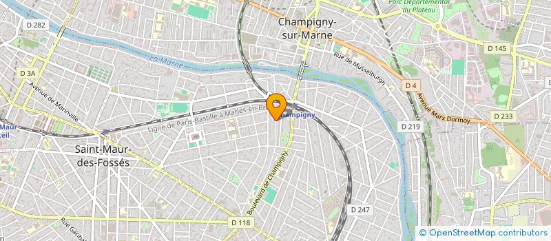 localisation de l'entreprise ONECALL PARIS à SAINT-MAUR-DES-FOSSES