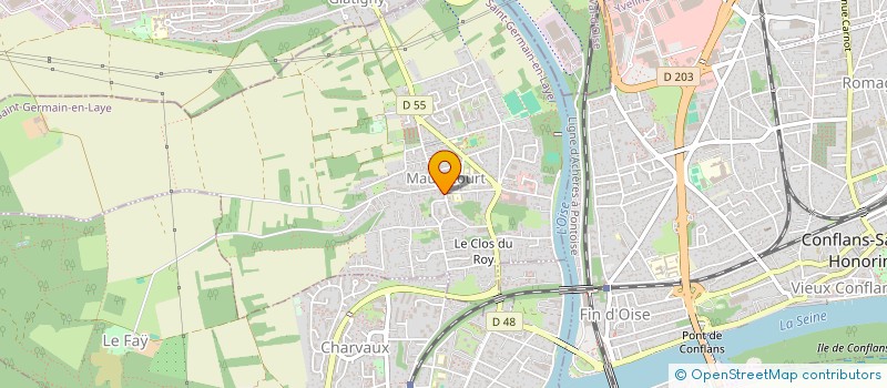 localisation de l'entreprise ONECLICKDEVIS.COM  MAURECOURT