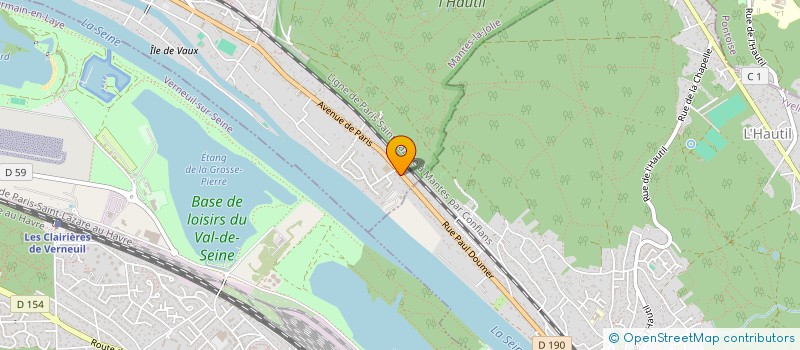 localisation de l'entreprise ONECREDIT  VAUX-SUR-SEINE