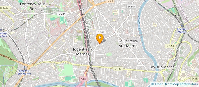 localisation de l'entreprise ONEG CONSEILS à LE PERREUX-SUR-MARNE
