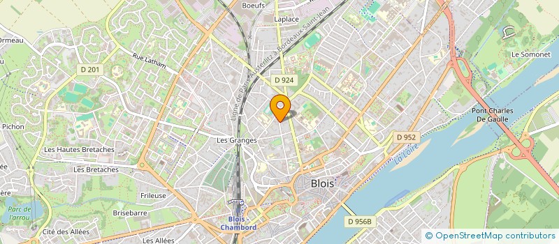 localisation de l'entreprise ONEG IMMOBILIER  BLOIS