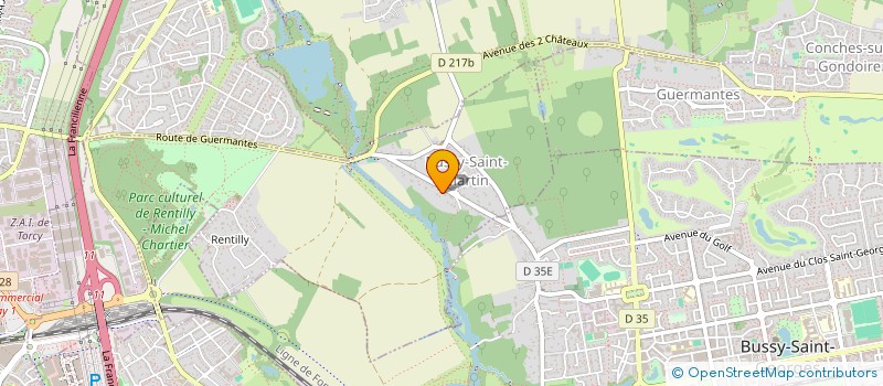 localisation de l'entreprise ONEHOUSE LIMITED  BUSSY-SAINT-MARTIN