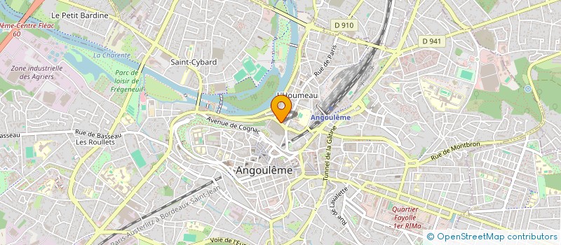 localisation de l'entreprise ONEIRA ENA à ANGOULEME