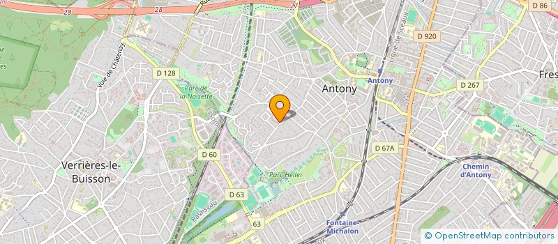 localisation de l'entreprise ONEIRO INGENIERIE à ANTONY