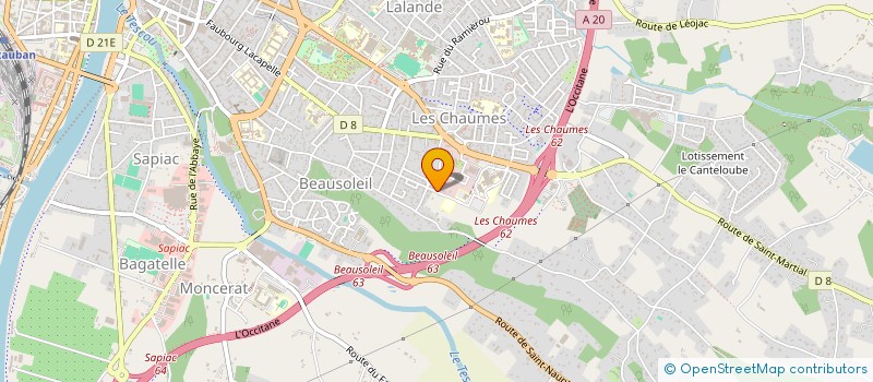 localisation de l'entreprise ONELAB  MONTAUBAN