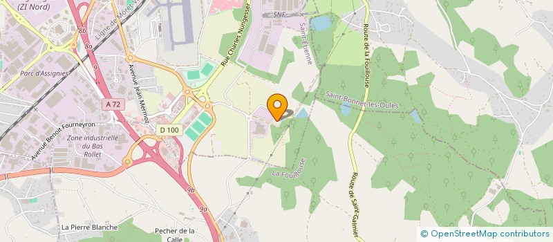 localisation de l'entreprise ONELEC IMMOBILIER  ANDREZIEUX-BOUTHEON