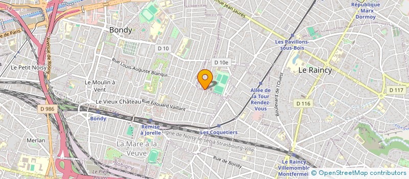 localisation de l'entreprise ONELINE SOFTWARE LICENCE FRANCE  LES PAVILLONS-SOUS-BOIS