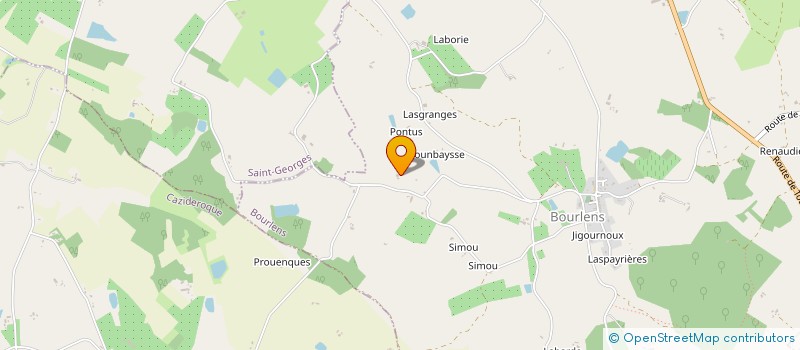 localisation de l'entreprise ONELLE à SAINT GEORGES