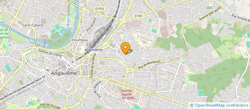 localisation de l'entreprise ONEMEDIA à ANGOULEME