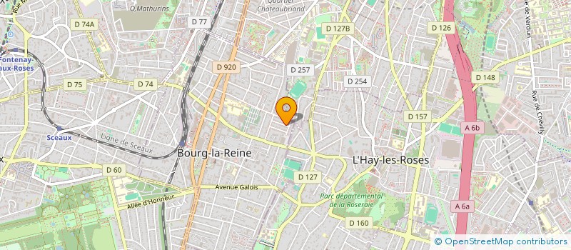 localisation de l'entreprise ONEMORETAB à BOURG-LA-REINE