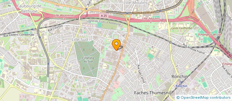 localisation de l'entreprise ONEO CONSEIL à LILLE