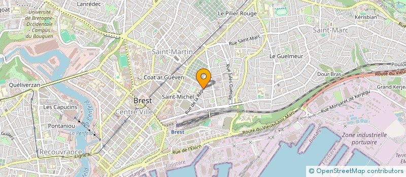 localisation de l'entreprise ONEP  BREST