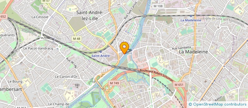 localisation de l'entreprise ONEPICAGENCY  SAINT-ANDRE-LEZ-LILLE