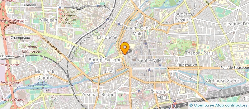 localisation de l'entreprise ONER BOISSONS à RENNES