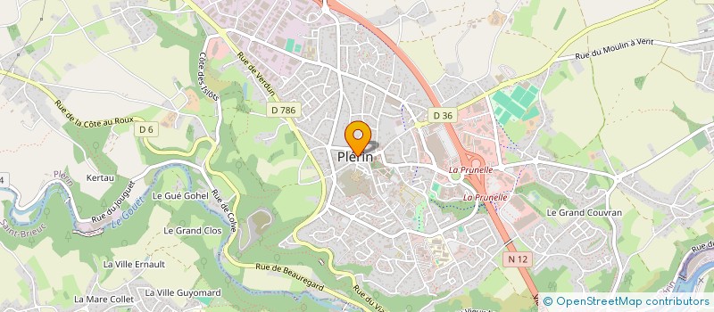 localisation de l'entreprise ONES 22  PLERIN