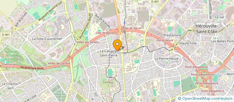 localisation de l'entreprise ONES TRANSPORT à CAEN