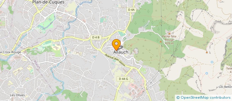 localisation de l'entreprise ONESIME 2000 à ALLAUCH