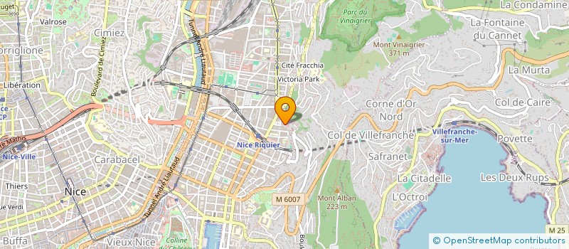 localisation de l'entreprise ONESITE  NICE