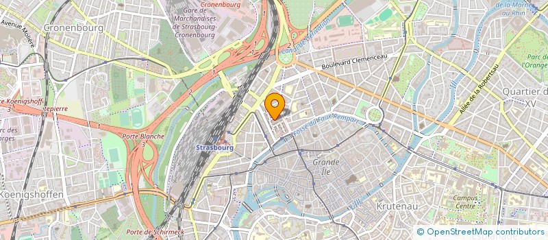 localisation de l'entreprise ONESPACE TECHNOLOGIES FRANCE à STRASBOURG