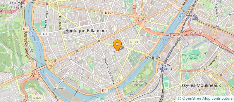 localisation de l'entreprise ONESPRINT EUROPE à BOULOGNE BILLANCOURT