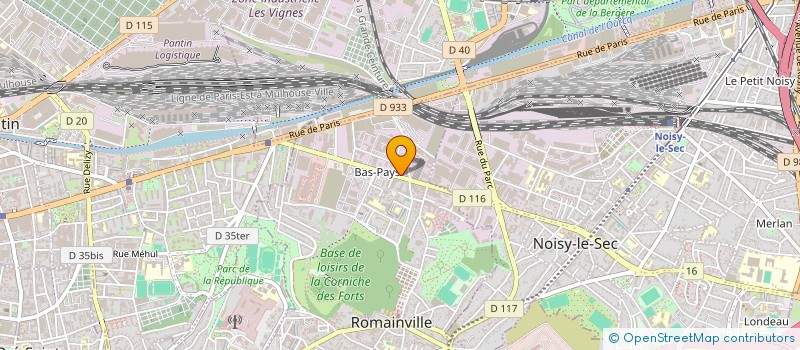 localisation de l'entreprise ONESTA à ROMAINVILLE