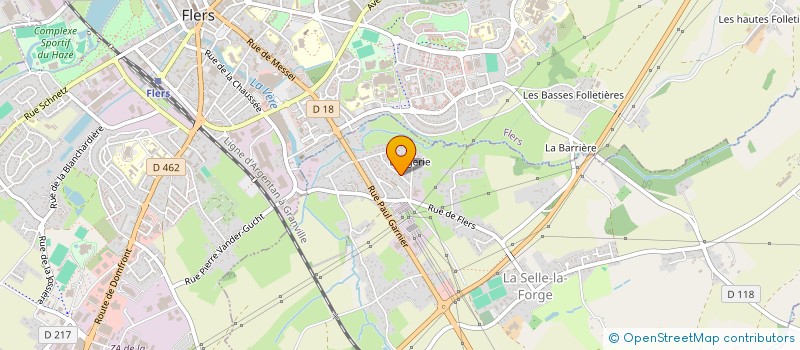 localisation de l'entreprise ONESY à LA SELLE-LA-FORGE