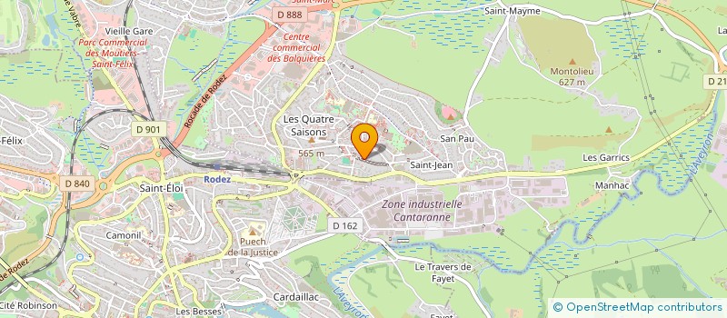 localisation de l'entreprise ONET LE CHATEAU ESCRIME  ONET-LE-CHATEAU