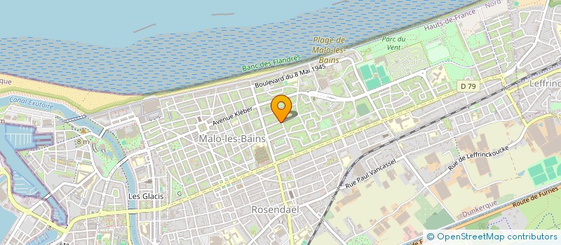 localisation de l'entreprise ONETECC SARL à DUNKERQUE