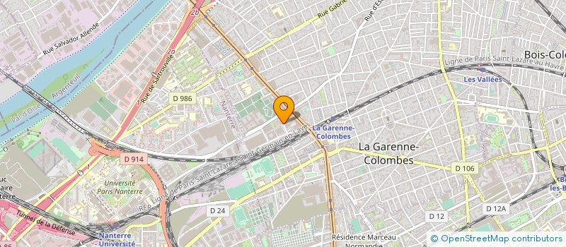 localisation de l'entreprise ONETECH ENGINEERING à COLOMBES