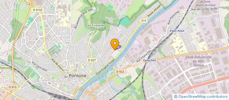 localisation de l'entreprise ONETECH TELECOM à PONTOISE