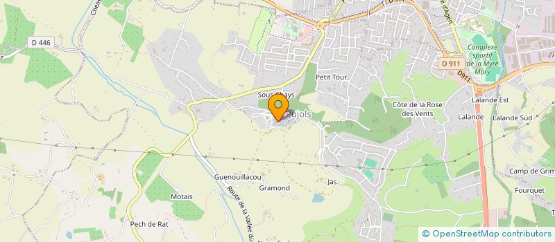 localisation de l'entreprise ONETOUCH360  PUJOLS