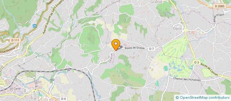 localisation de l'entreprise ONETRACK SAS  CHATEAUNEUF-GRASSE