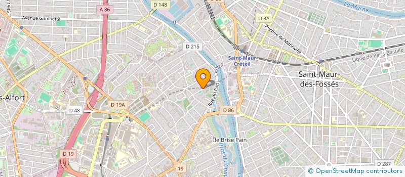 localisation de l'entreprise ONEUP IT  CRETEIL