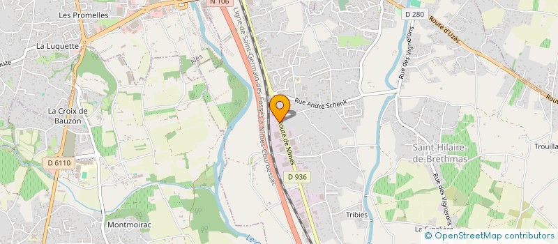 localisation de l'entreprise ONEWA  SAINT-HILAIRE-DE-BRETHMAS