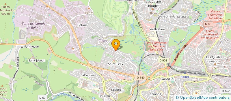 localisation de l'entreprise ONEWAY OCTON  RODEZ