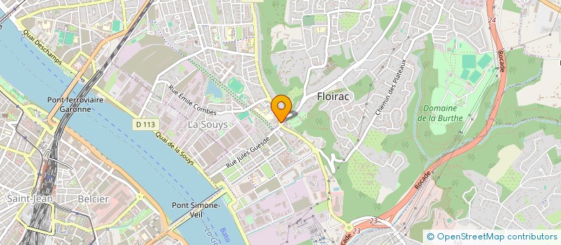 localisation de l'entreprise ONF  FLOIRAC