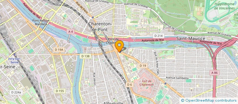 localisation de l'entreprise ONF LANMARY HUTTOPIA  MAISONS-ALFORT