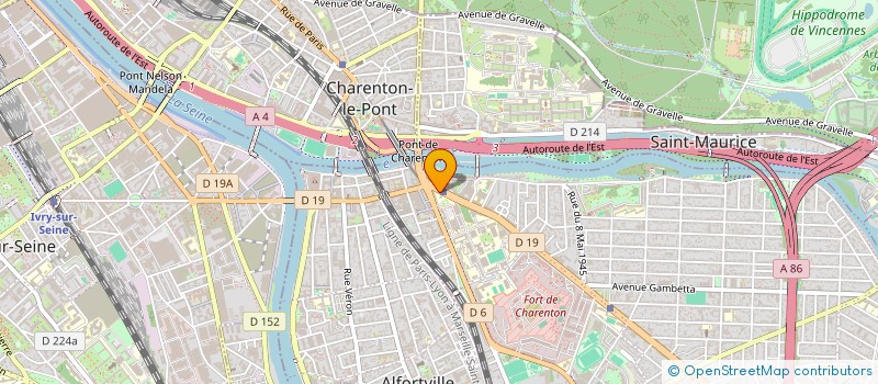 localisation de l'entreprise ONF LOGISTIQUE à MAISONS-ALFORT