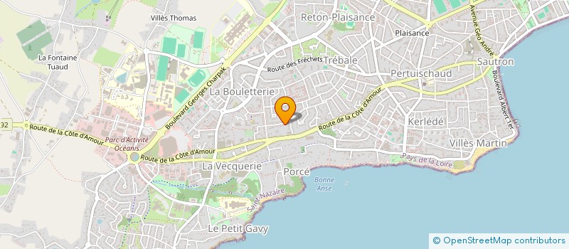 localisation de l'entreprise ONFAITLEMUR  SAINT-NAZAIRE