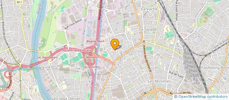 localisation de l'entreprise ONFECOMSA à TOULOUSE
