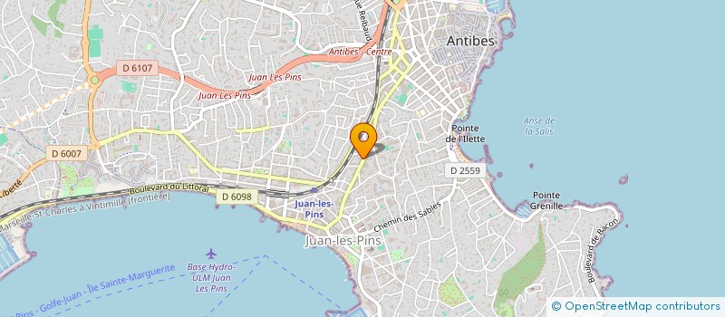 localisation de l'entreprise ONFRAN à ANTIBES