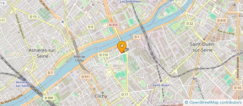 localisation de l'entreprise ONG BITY EMMA à CLICHY