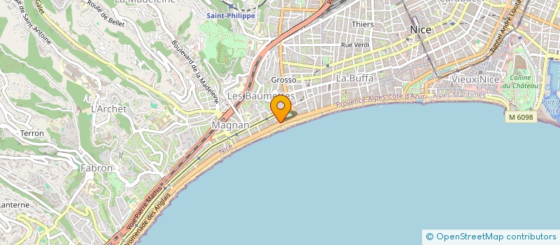 localisation de l'entreprise ONG D EDUC AU DEVELOPPEMENT ET SOLIDARITE INTERNATIONALE à NICE