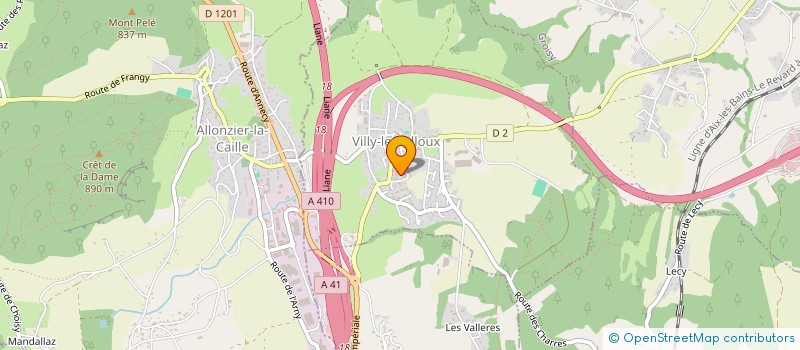 localisation de l'entreprise ONG DISANKA  VILLY-LE-PELLOUX