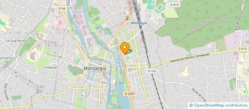 localisation de l'entreprise ONG DROIT A LA VIE(DV) à MONTARGIS