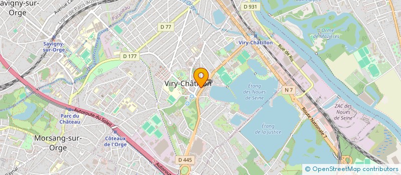 localisation de l'entreprise ONG HOPE SOURCE  VIRY-CHATILLON