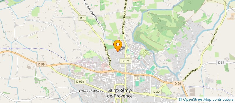 localisation de l'entreprise ONG INTERNATIONALE LES ARBRES DU BONHEUR  SAINT-REMY-DE-PROVENCE