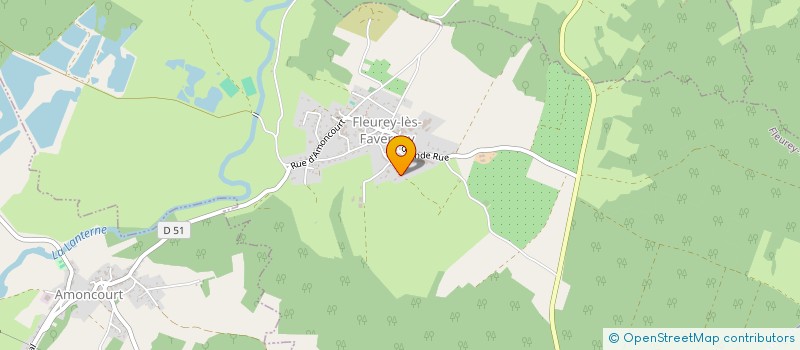 localisation de l'entreprise ONG MAHOUBIE  FLEUREY-LES-FAVERNEY