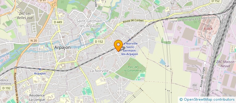 localisation de l'entreprise ONG MEDRASSA DU DESERT  LA NORVILLE